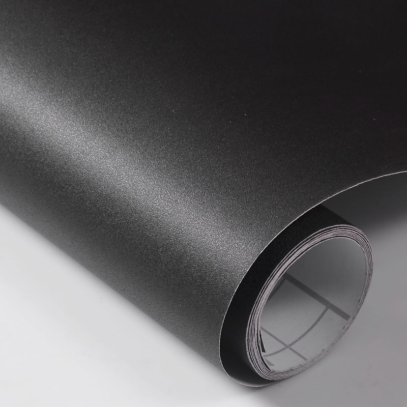 防水磨砂麻面纯黑色旧家具翻新