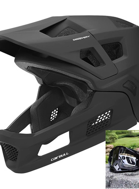 Cairbull山地车越野单车全盔自行车头盔骑行安全头帽男女透气头盔