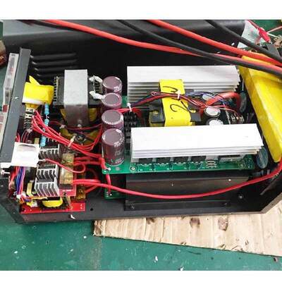 24V4000W 双高频升压模块 纯铜EE65B高频变压器 纯铜电感