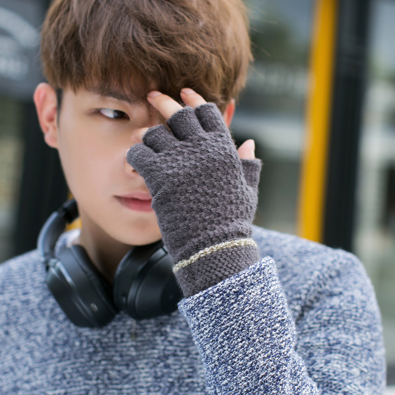 Gants pour homme en de laine - Ref 2781398 Image 4