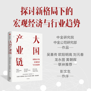 大国产业链 新格局下的宏经济观与行业趋势 中金公司研究部 等著 吴基传 欧阳明高 刘元春 龙永图 黄朝晖联袂推荐 中信出版社图书