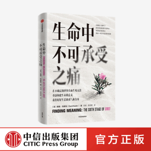 重构生命意义 另一种方式 正版 戴维凯斯勒著 社图书 直面生死无常 中信出版 生命中不可承受之痛 延续爱