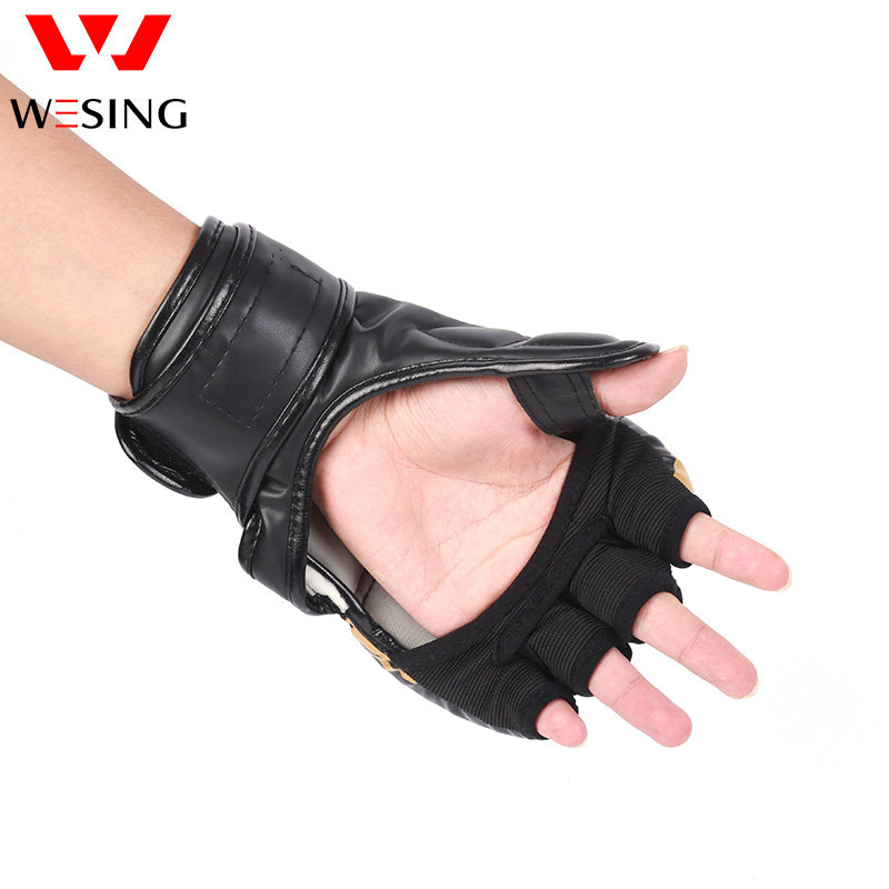 JIURISHAN HALF-FINGER BOXING GLOVES MMA FIGHTING GLOVES MEN AND WOMEN FITNESS SANDBAG BOXING GLOVES UFC SPLIT-FINGER GLOVES