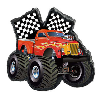 怪物车pinata儿童皮纳塔砸糖道具