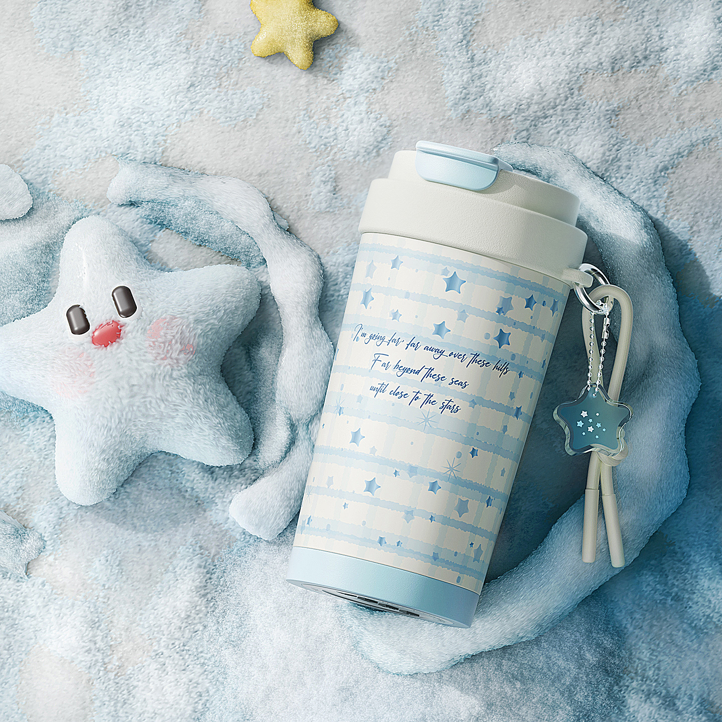 face星星陶瓷内胆高颜值保温杯