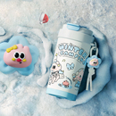 face咖啡杯陶瓷内胆保温杯便携水杯女生可爱生日礼物新款 吸管杯子