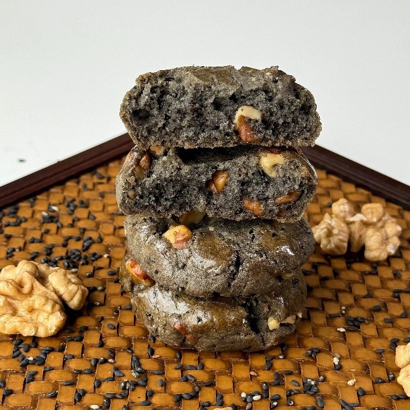 大末手作黑芝麻酱桃酥真核桃酥下午茶糕点礼盒香甜酥脆小零食,零食/坚果/特产,桃酥/核桃酥,淘宝优惠券,粉丝福利购,淘宝优惠卷