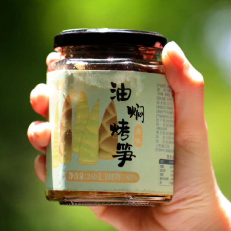 逢食油焖烤笋临安特产天目山藤椒红油农家下饭菜即食笋干