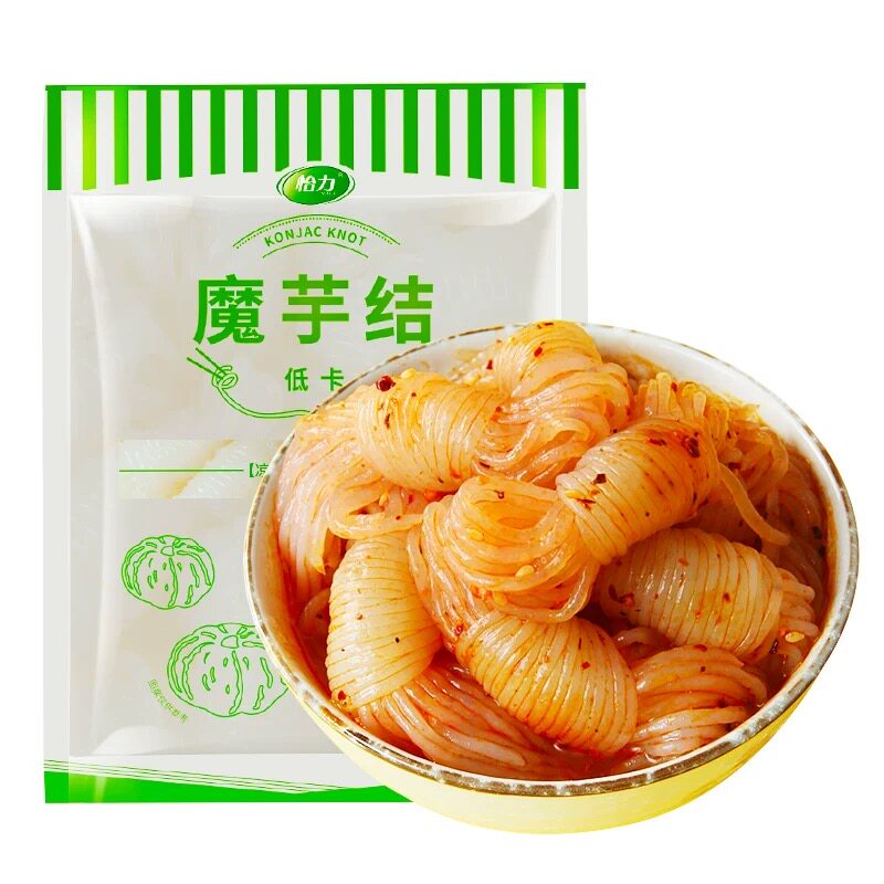 【10包】怡力魔芋结低卡0脂肪即食魔芋丝面关东煮涮火锅配菜代餐图片