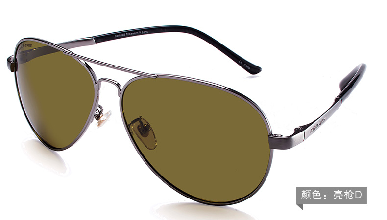 美国鹰眼太阳镜 鹰视特价飞行员3025男款蛤蟆镜偏光太阳眼镜1309