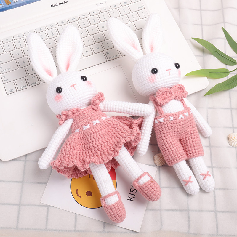 手工diy礼物钩针毛线编织情侣兔玩偶钩针毛线自制礼物针织娃娃兔,服饰配件/皮带/帽子/围巾,毛线,淘宝优惠券,粉丝福利购,淘宝优惠卷