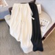 抽绳休闲垂感显高搭配XXS直筒长裤 150CM小个子雪尼尔阔腿裤 女秋季