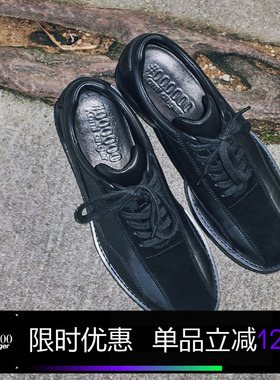 Kami anger原创设计黑色保龄球鞋