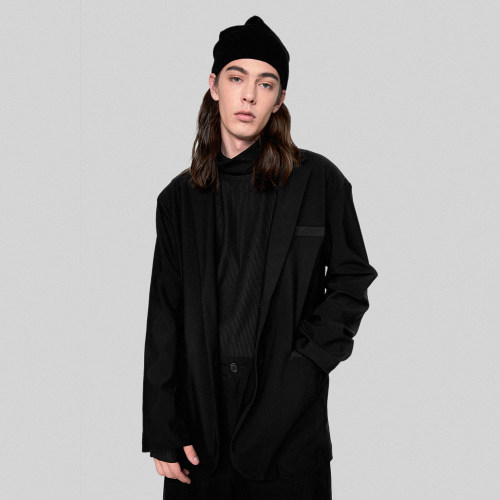 秋冬免烫抗皱机能便服西装外套