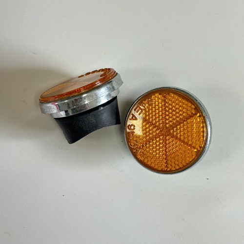 适用本田猴子Z50金城JC50/70小猴子前叉反光片长颈鹿DAX装饰灯耳