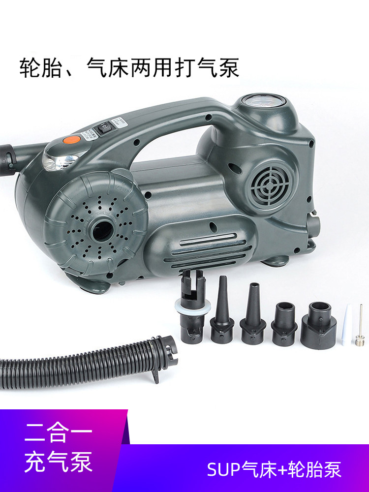 汽车轮胎气泵有刷空气床户外帐篷床垫橡皮船电瓶车桨板气泵