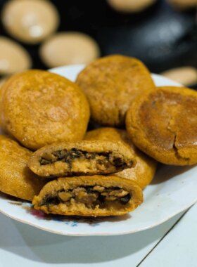 小村故食东方玉米松饼500g咸香味柴火玉米面粑粑速食早餐半成品