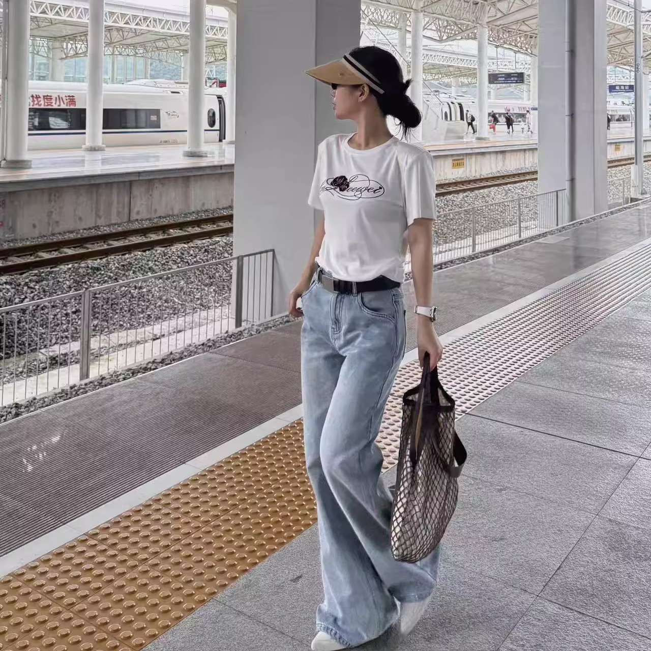 2025AW | CNLEEWEI 低腰阔腿牛仔裤