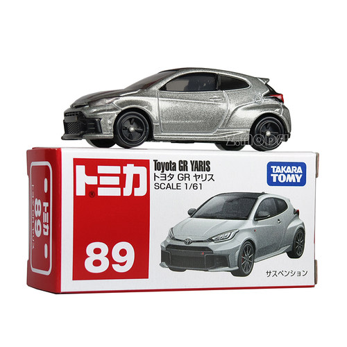 TOMY/多美卡正品仿真合金小汽车模型红白盒89号丰田GR雅力士
