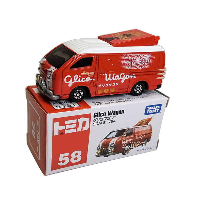 tomy多美卡合金车玩具车tomica58号格力高饼干车58号格力高饼干车