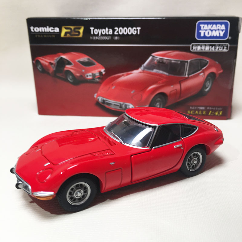 丰田toyota2000gt车模红色白色