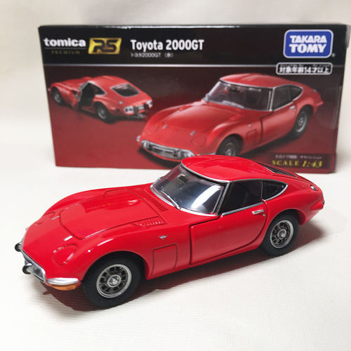 丰田toyota2000gt车模红色白色