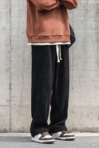 春秋季新款灯芯绒休闲宽松男士卫裤xz1002-1-K55p50控68图片