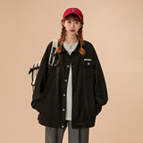 中性款！秋装新款麂皮绒夹克外套休闲鹿皮大码休闲工装上衣，男装夹克，星座906（原电商a316-1）