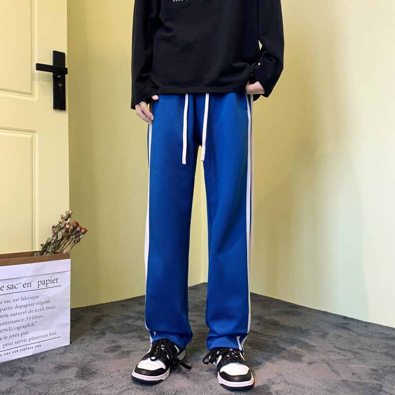 2026新款秋冬款斜纹运动裤潮牌拉链拖地长裤xz1002-1-K50P55,女装休闲裤,星座906（原电商a316-1）