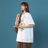 夏款原创中性骰子印花短袖棉宽松T恤xz1002-1-Y31P25限39，男装T恤，星座906（原电商a316-1）