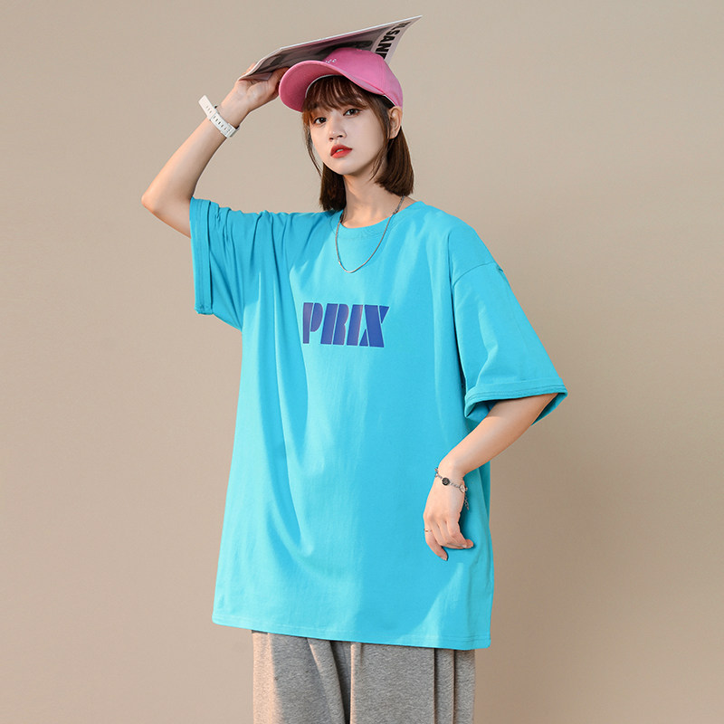 新款中性原创印花纯棉半袖宽松短袖xz1002-1-Y29P30限45,男装T恤,星座906（原电商a316-1）