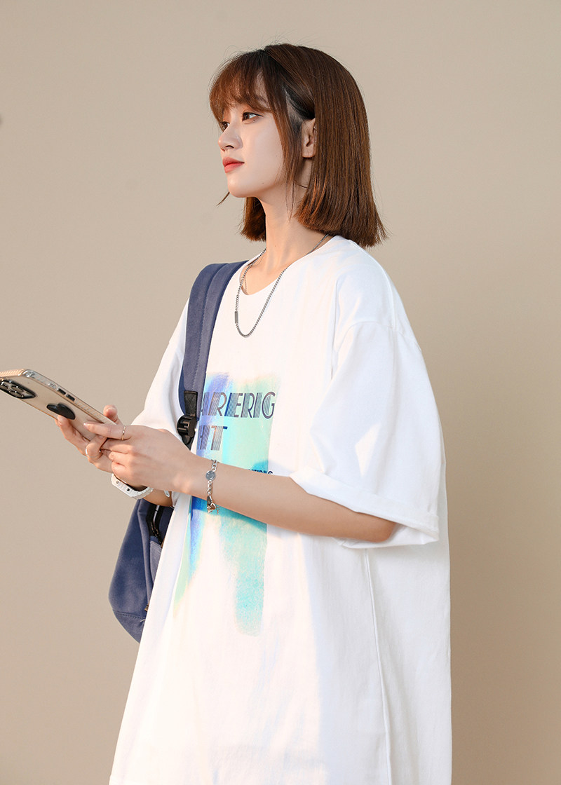 2026新款原创宽松字母印花T恤xz1002-1-Y32P25控38,男装T恤,星座906（原电商a316-1）