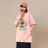 夏款原创中性骰子印花短袖棉宽松T恤xz1002-1-Y31P25限39，男装T恤，星座906（原电商a316-1）