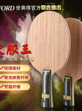 Sword世奥得进攻防守型乒乓球拍底板长胶王特制长胶专用底板横拍