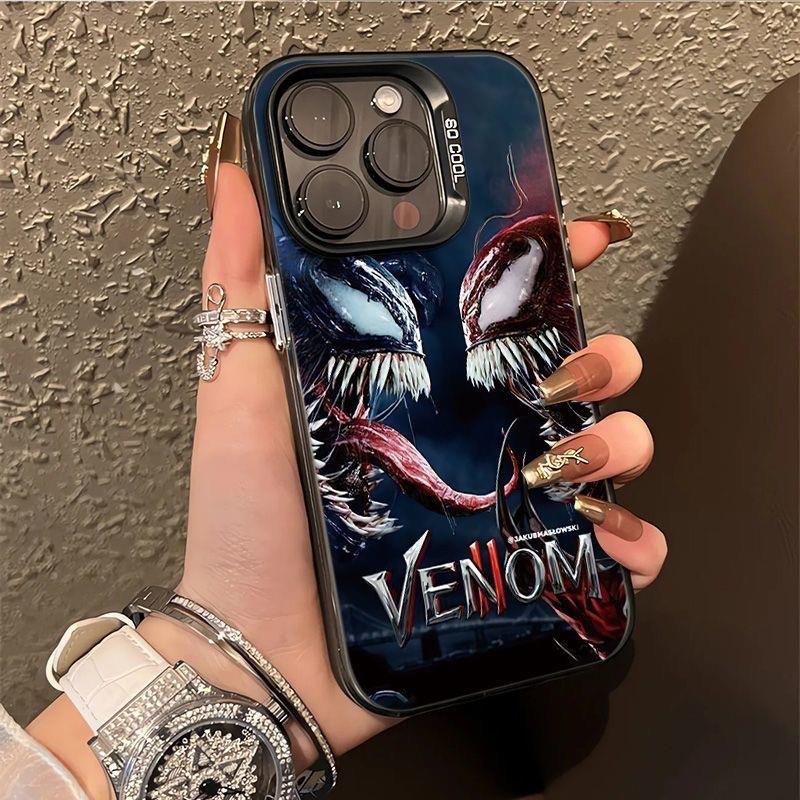 【超1000人收藏】双色毒液适用iphone17跨境15pro手机壳苹果16promax潮流14个性13