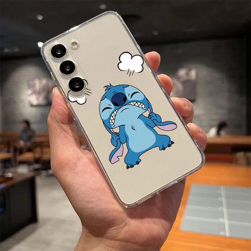 【超1000人收藏】生气史迪仔适用GalaxyS22卡通note20手机壳SamsungA73全包A03