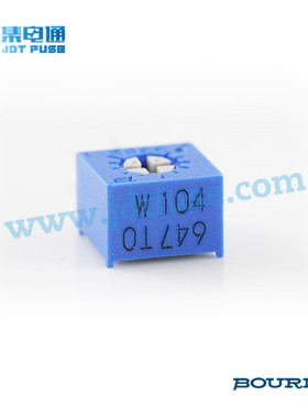 3362W-1-103LF 顶调微调精密电位器 伯恩斯BOURNS 电位器 蓝色