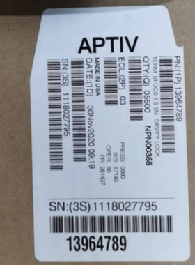 进口连接器13964789 APTIV