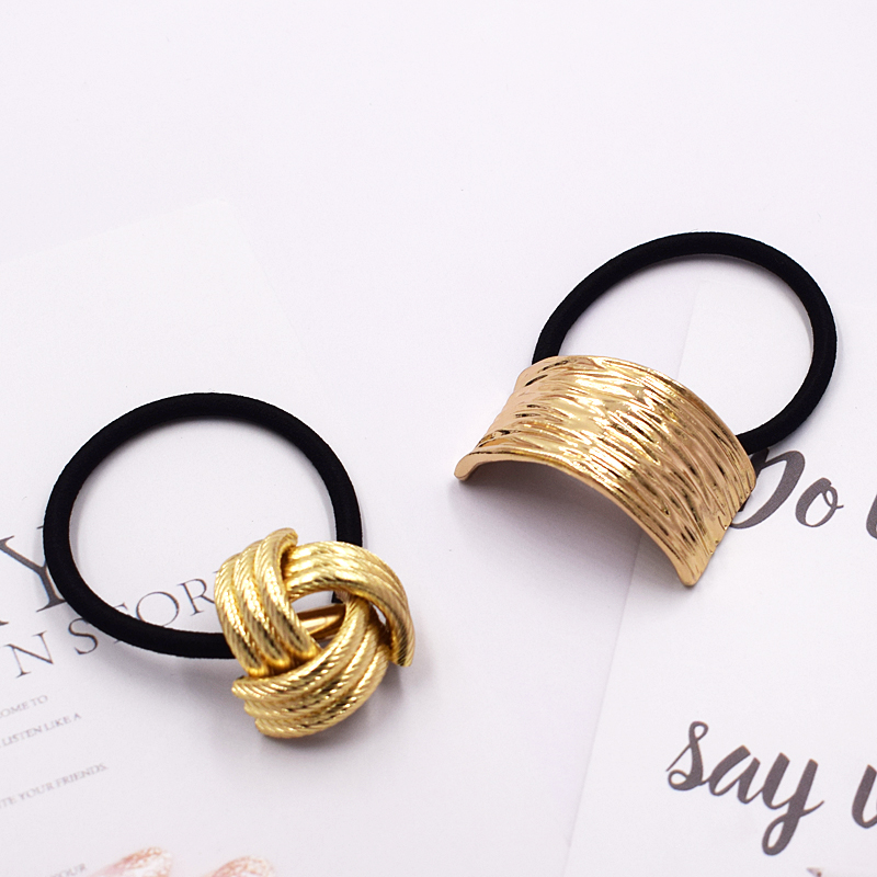 日韩风皮筋高弹力几何绑头发
