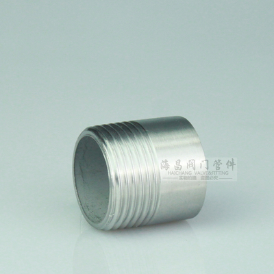 不锈钢单头外丝管子外丝单丝头DN15 圆管外丝4分外螺纹丝头DN20