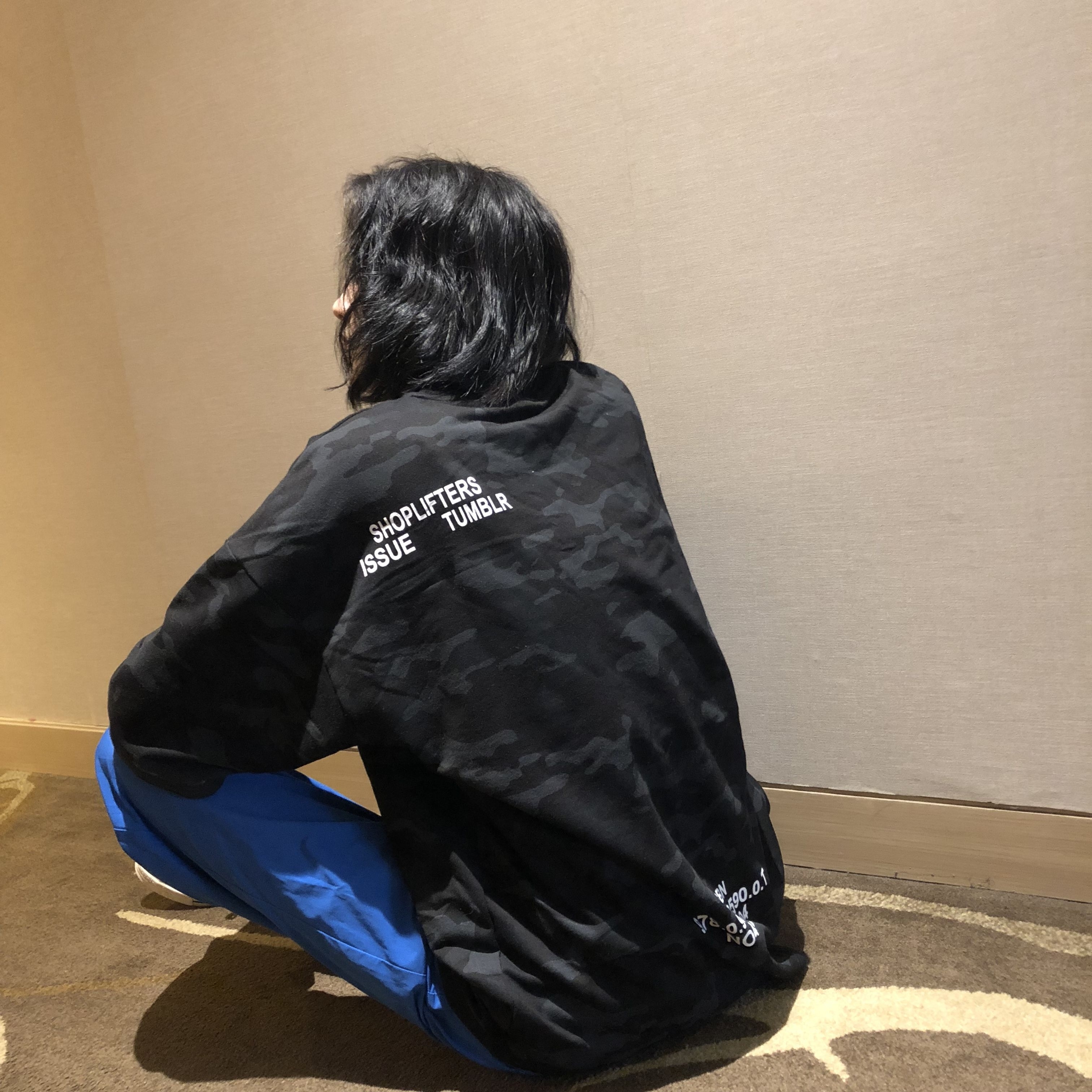 FFEE 夏天你需要件 暗系迷彩字母印花短袖T男女T