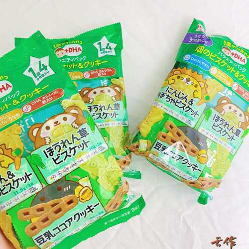 wakodo和光堂袋装食品磨牙饼干