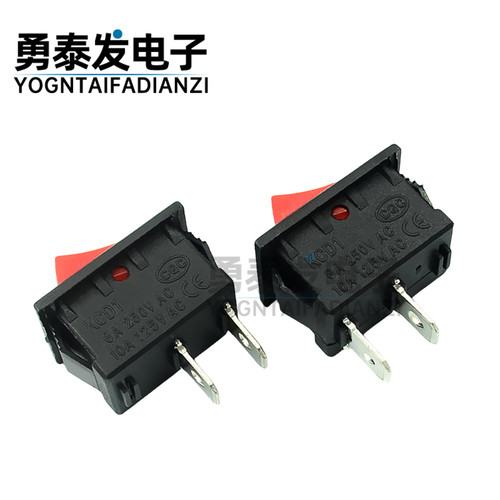 船型开关KCD1-11-2P按钮开关