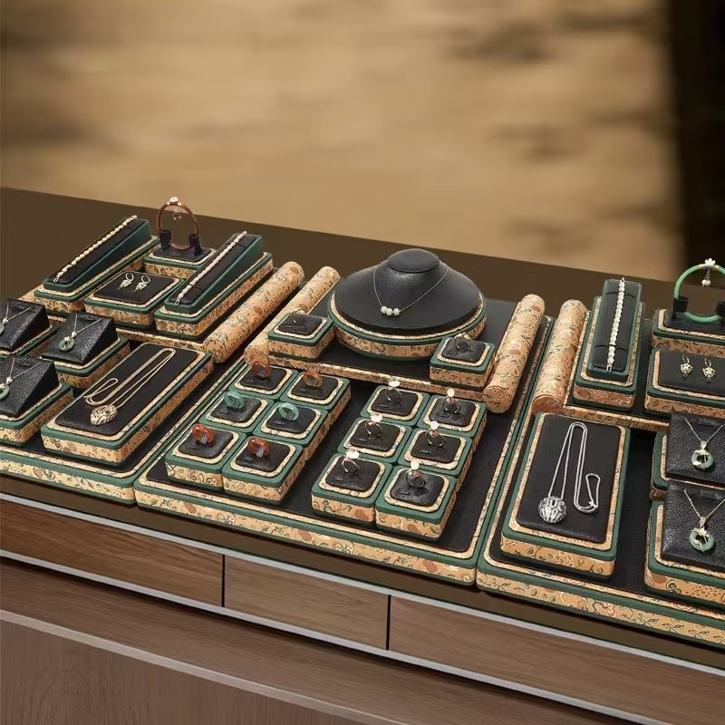 复古珠宝展示道具刺绣印花首饰架手镯项链戒指柜台橱窗饰品陈列架,饰品/流行首饰/时尚饰品新,首饰展示架,淘宝优惠券,粉丝福利购,淘宝优惠卷