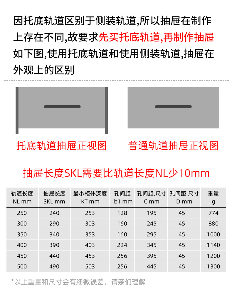 海蒂诗托底抽屉导轨quadro s隐藏式反弹托底轨底装阻尼缓冲滑轨