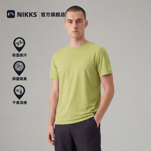 NIKKS户外运动T恤透气速干衣短袖