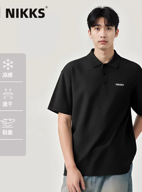 Nikko日高凉感速干POLO衫短袖男T恤2025夏新款户外休闲上衣翻领