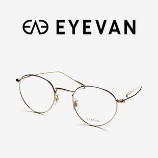 eyevan眼镜近视女度数可配SPARKLE-R纯钛眼镜框男款手作眼镜镜架