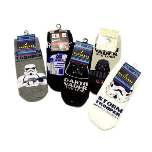 星球大战电影动漫人物时尚船袜子
