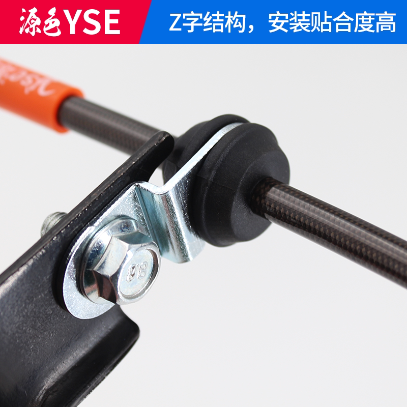 固定支架锁片刹车钢喉分泵油管图片